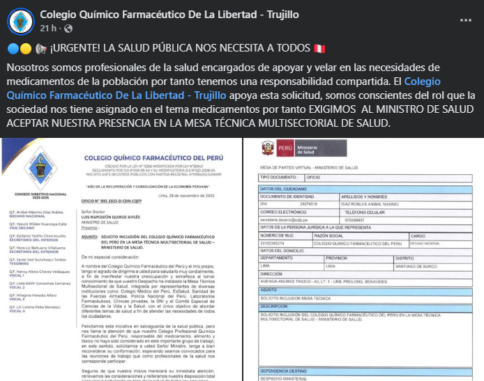 urgente salud publica